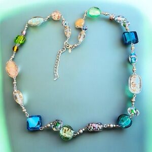 Premier Designs Murano Art Glass Necklace